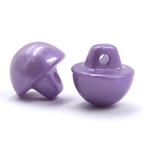 16755 Sullivans 10mm Pearl Plastic Button With Shank - Lilac - Bag Of 100