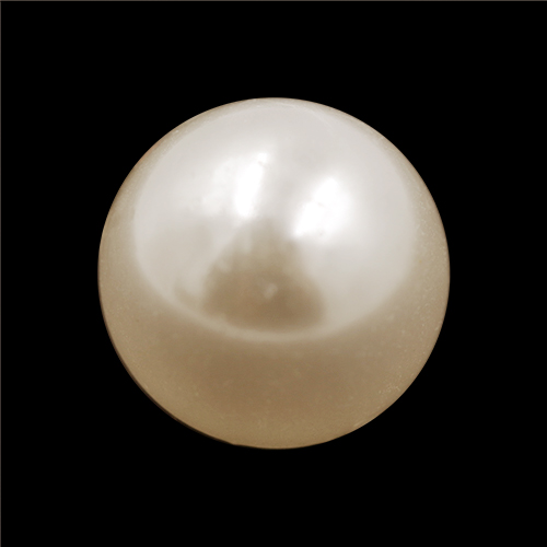 16764 Sullivans 12mm Pearl Plastic Button With Shank - Cream - 40 In A Tube