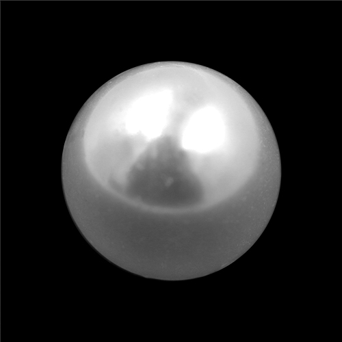 16769 Sullivans 12mm Pearl Plastic Button With Shank - White - Bag Of 100