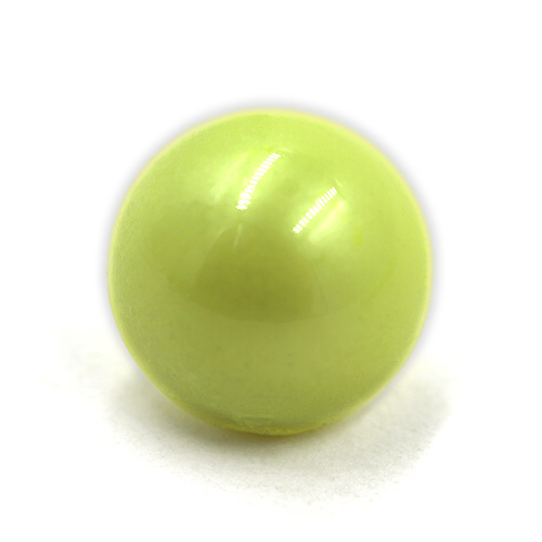 16772 Sullivans 12mm Pearl Plastic Button With Shank - Lemon - Bag Of 100