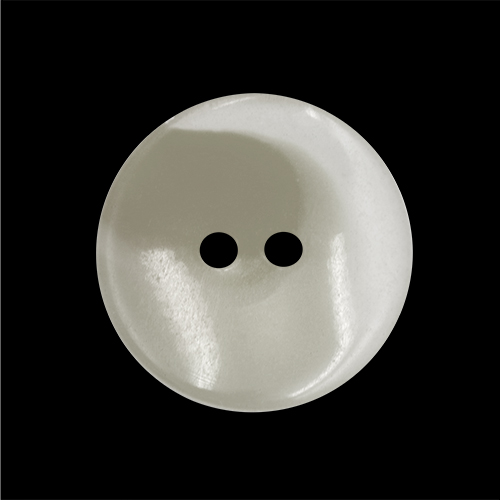16787 Sullivans 12mm Concave Plastic Button  - White - Bag Of 100