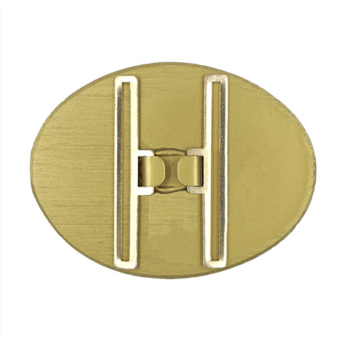 17034 Sullivans 95mm Oval Buckle - Blue Swirls With White Lightning Bolt