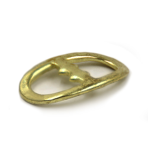 17052 Sullivans 8mm Metal Oval Buckle - Gold