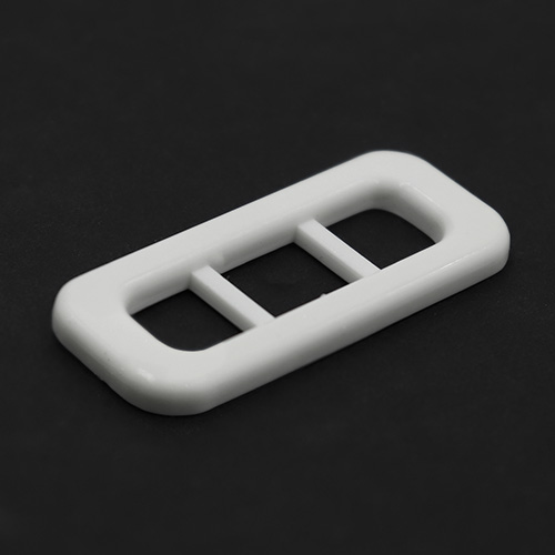 17130 Sullivans 9mm Plastic 2 Slide Bar Buckle - White