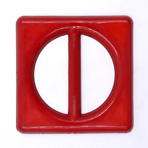 17215 Sullivans 38mm Plastic Square Buckle - Red