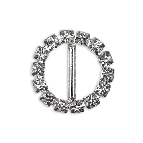 17266 Sullivans 14mm Round Diamonte Buckle