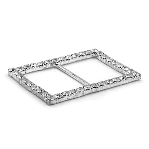 17273 Sullivans 52mm Rectangle Diamonte Buckle
