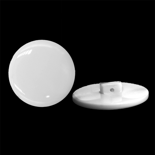 17396 Sullivans Buttons Card - 27mm Flat - White - 2pcs