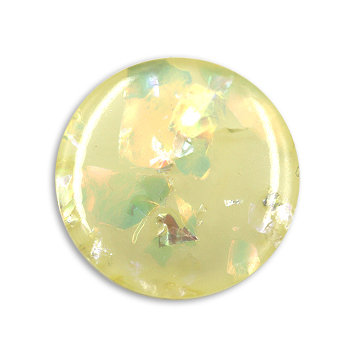 17617 Sullivans 14mm Round Plastic Button With Shiny Flecks - Off White - 29 In A Tube