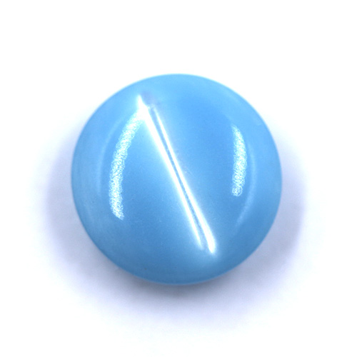 18758 Sullivans 11mm Round Plastic Button With Shank - Blue - 44 In A Tube