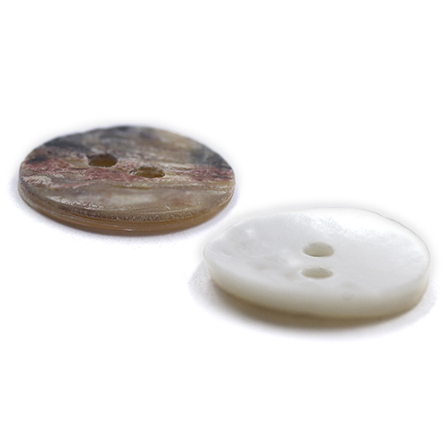 19019 Sullivans 12mm Round Akoya Shell Buttons - River Smoked - 55 In A Tube