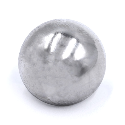 19041 Sullivans 15mm Domed Plastic Button With Shank - Silver - 41 In A Tube