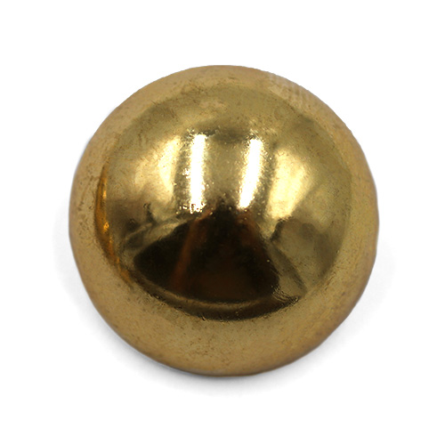 19045 Sullivans 21mm Domed Plastic Button With Shank - Gold - 35 In A Tube