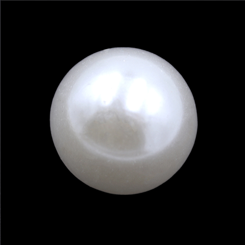 19056 Sullivans 13mm Round Pearl Plastic Button With Shank - 61 In A Tube
