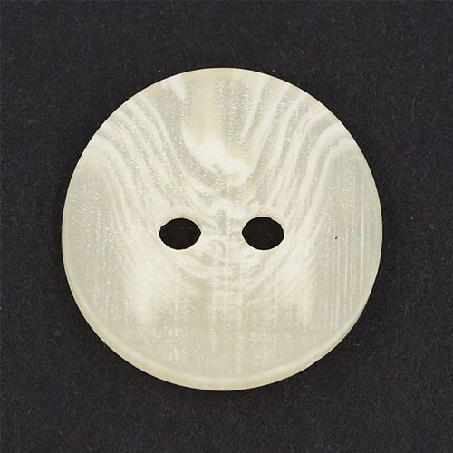 19116 Sullivans 15mm Plastic Button With Two Holes - Cream - 39 In A Tube