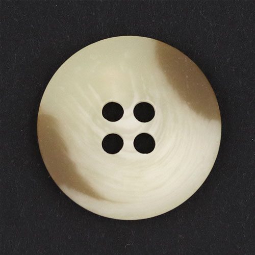 19121 Sullivans 17mm Plastic Button With Four Holes - Cream/tan - 36 In A Tube