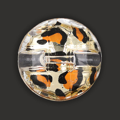 19486 Sullivans 18mm Round Plastic Buttons With Flecked Pattern - Gold - 40 In A Tube