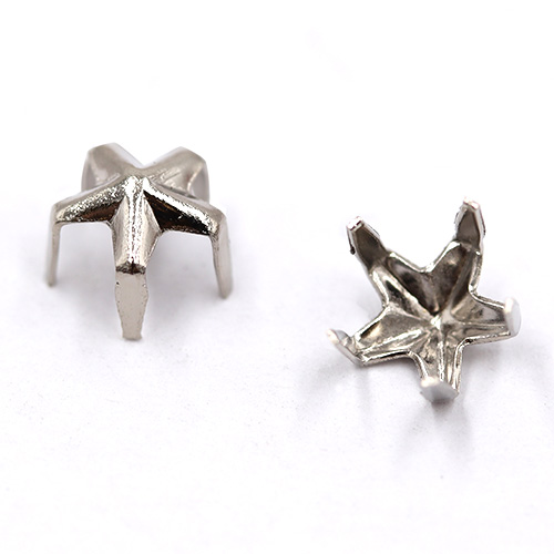 19890 Sullivans 6mm Raised Star Stud - Silver - 190 In A Tube