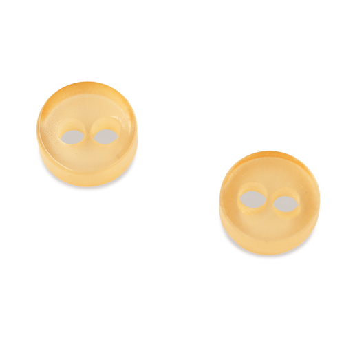 20202 Sullivans 5mm Two Hole Cup Doll Plastic Buttons - Beige - 300 In A Tube