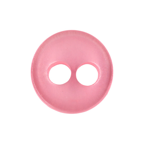 20203 Sullivans 5mm Two Hole Cup Doll Plastic Buttons - Pink - 300 In A Tube