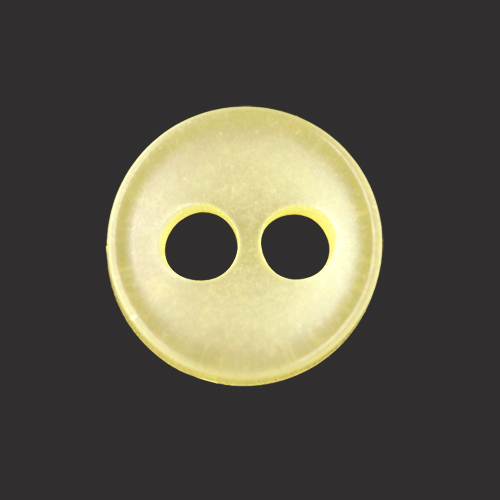 20205 Sullivans 5mm Two Hole Cup Doll Plastic Buttons - Lemon - 300 In A Tube
