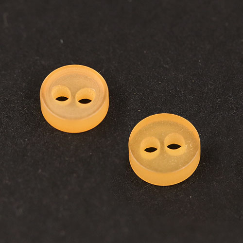 20206 Sullivans 5mm Two Hole Cup Doll Plastic Buttons - Peack - 300 In A Tube