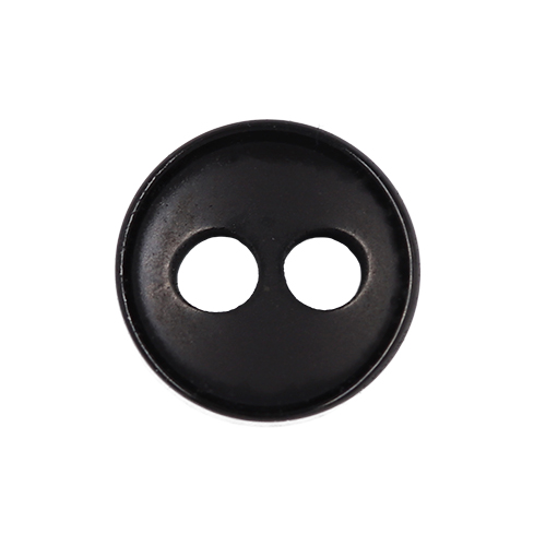 20208 Sullivans 5mm Two Hole Cup Doll Plastic Buttons - Black - 300 In A Tube