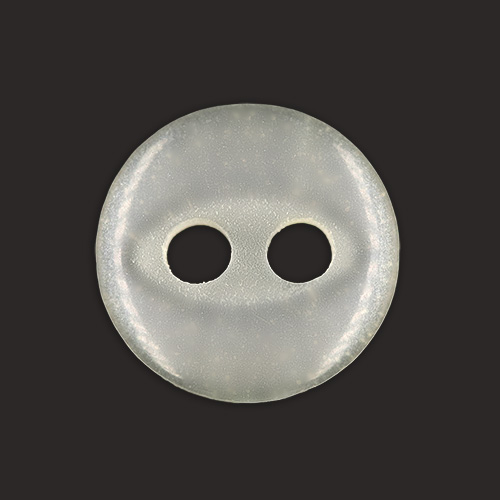 20230 Sullivans 8mm Two Hole Fish Eye Doll Plastic  Buttons - Cream - 180 In A Tube