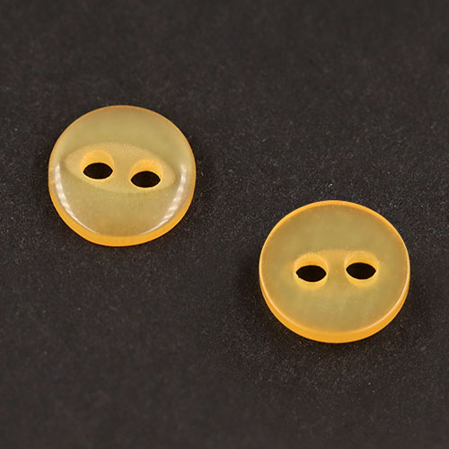 20234 Sullivans 8mm Two Hole Fish Eye Doll Plastic  Buttons - Peach - 180 In A Tube