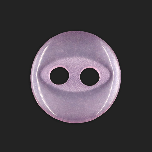 20235 Sullivans 8mm Two Hole Fish Eye Doll Plastic  Buttons - Lilac - 180 In A Tube