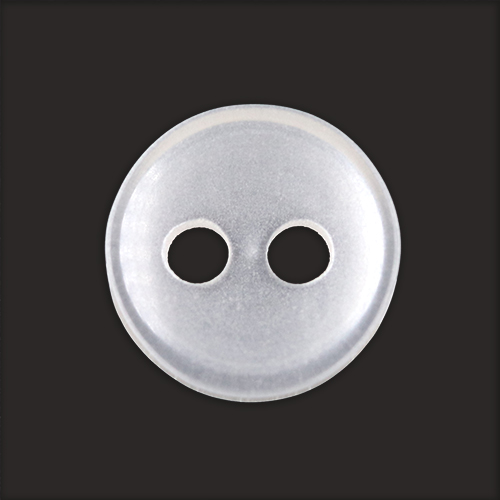 20239 Sullivans 8mm Two Hole Cup Doll Plastic Buttons - White - 180 In A Tube
