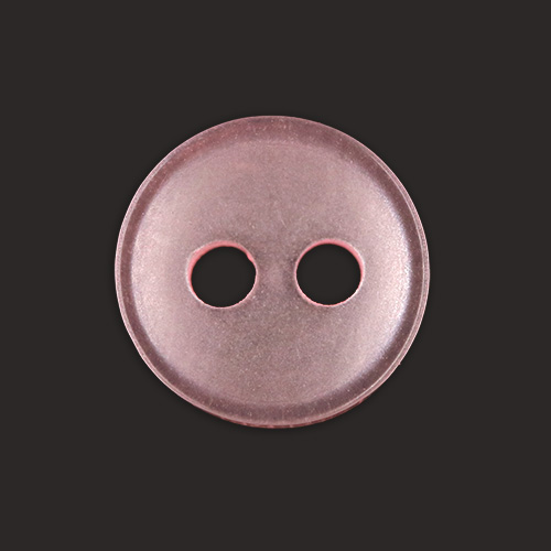 20242 Sullivans 8mm Two Hole Cup Doll Plastic Buttons - Pink - 180 In A Tube