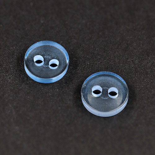 20243 Sullivans 8mm Two Hole Cup Doll Plastic Buttons - Sky - 180 In A Tube
