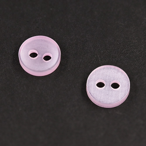 20245 Sullivans 8mm Two Hole Cup Doll Plastic Buttons - Lilac - 180 In A Tube