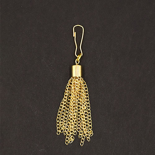 20268 Sullivans 45mm Chain Zipper Pull - Gold - 1 Pc