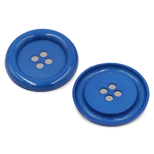 20614 Plastic Button 63mm Royal