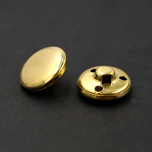 20638 Sullivans Buttons Card - 16mm Gold Metal Shank Buttons - 3pcs