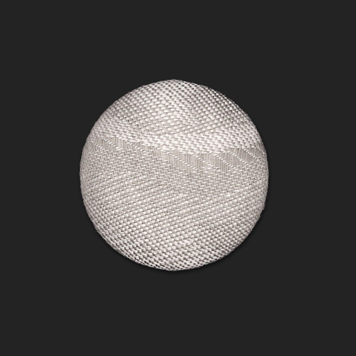 20672 Sullivans 25mm Round Covered Shank Button - Light Grey - 15 In A Tube