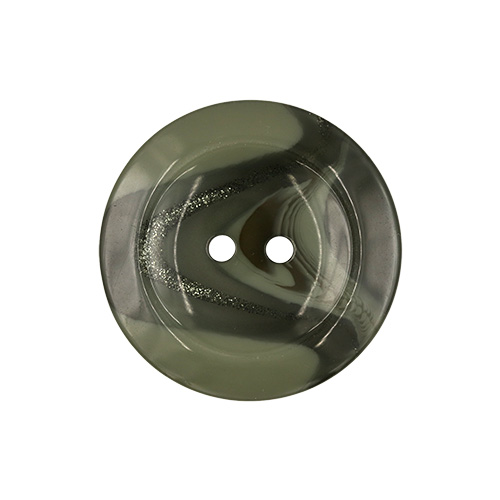 20741 Sullivans 50mm Round Plastic Button With Two Holes -pattern Through Middle - Lizard Brown - 32 In A 