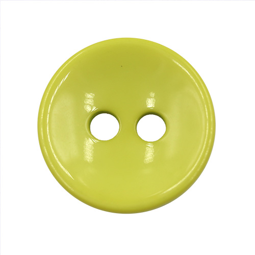 20745 Sullivans 29mm Round Plastic Button With Two Holes - Lime Firefly - 45 In A Tube 