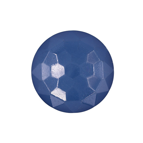 20762 Sullivans 30mm Round Plastic Shank Button - Diamond Cut - Beyond Midnight Navy - 25 In A Tube 