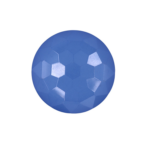 20763 Sullivans 30mm Round Plastic Shank Button - Diamond Cut - Infra Blue - 25 In A Tube 