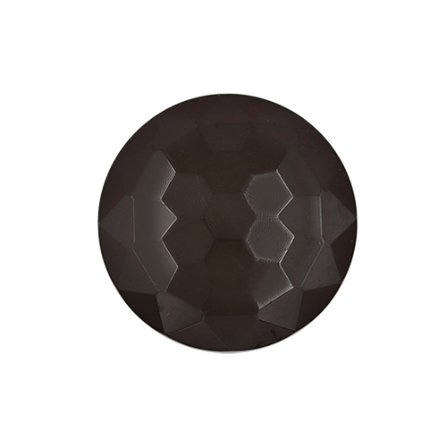 20767 Sullivans 30mm Round Plastic Shank Button - Diamond Cut - Cricket Grey - 25 In A Tube 