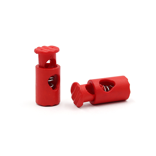 20914 Sullivans 25mm Plastic Cord Ends - Red - 30 In A Tube
