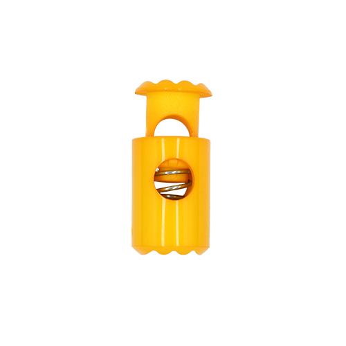 20916 Sullivans 25mm Plastic Cord Ends - Gold - 30 In A Tube