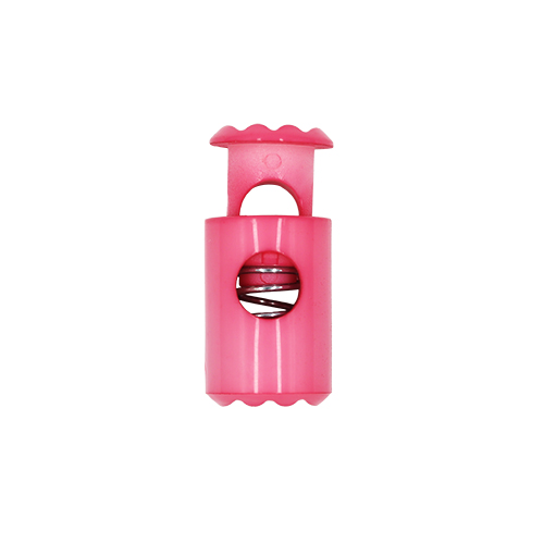 20918 Sullivans 25mm Plastic Cord Ends - Hot Pink - 30 In A Tube