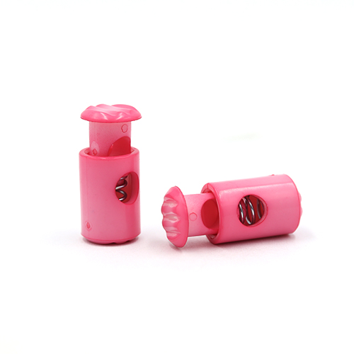20918 Sullivans 25mm Plastic Cord Ends - Hot Pink - 30 In A Tube