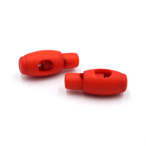 20924 Sullivans 32mm Plastic Cord Ends - Red - 25 In A Tube