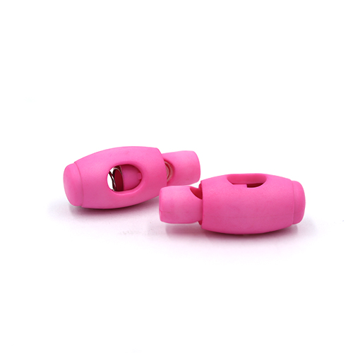 20928 Sullivans 32mm Plastic Cord Ends - Hot Pink - 25 In A Tube