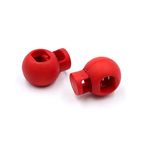 20934 Sullivans 22mm Plastic Cord Ends - Red - 21 In A Tube